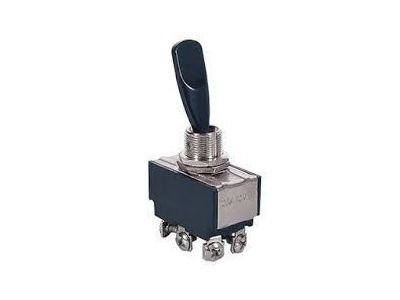 DPDT CENTER OFF TOGGLE SWITCH 15A 125VAC 10A 250VAC PADDLE HANDLE ON OFF ON