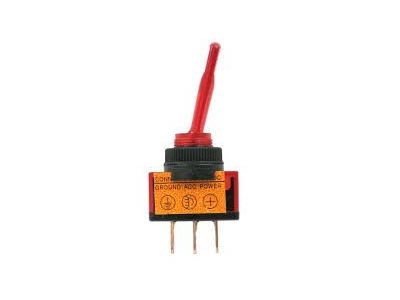 12v LIGHTED TOGGLE SWITCH RED ON OFF SPST 20A 12VDC LAMP VOLTAGE 12VDC