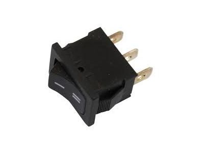 SPDT 10A 125VAC 6A 250VAC ROCKER SWITCH BLACK ON ON C&K D SERIES MRS-1