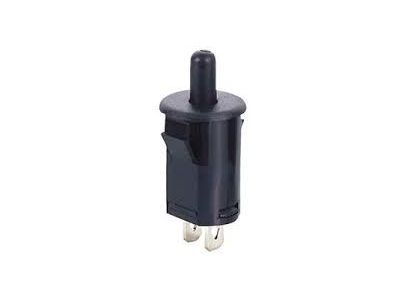 BLACK 3A 125VAC 1A 250VAC PUSH BUTTON SWITCH MOMENTARY NORMALLY OPEN