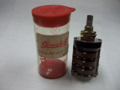 15476 GRAYHILL 44A30-03-2-6N ROTARY SWITCH
