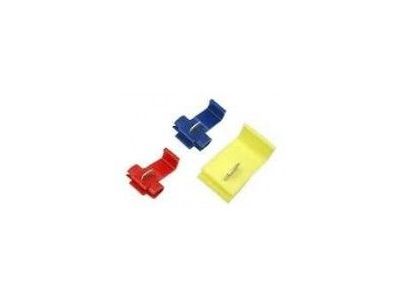 100PK Quick-Splice Disconnector: 12-10 AWG, vinyl, yellow