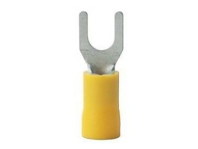 100PK Block Spade: #8 Stud, 12-10 AWG