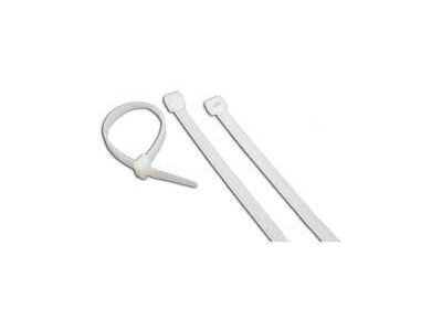 100PK Regular Wire Tie: NATURAL, 5 5/8 inch X .10 inch, 18 LB