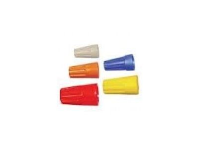 500PK Spring-loaded Wire Nut Connector: 22-10 AWG, red