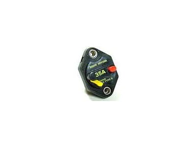 CB255-35 MANUAL TRIP PUSH BUTTON CIRCUIT BREAKER 35A 35 AMP