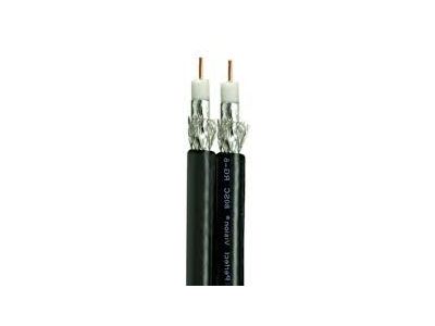 RG6 RG-6 DUAL COAX BLACK