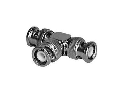 BNC T ADAPTOR 1 MALE TO 2 MALE T SPLITTER