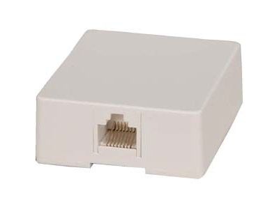 RJ45 SURFACE JACK BLOCK BOX TEC88B