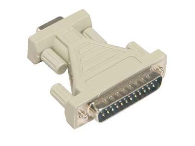 DB9F to DB25M CHANGER ADAPTER