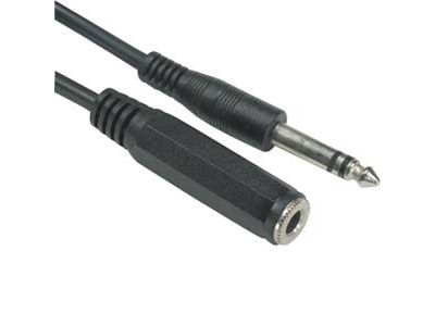 25 ft 1/4 inch STEREO MALE FEMALE