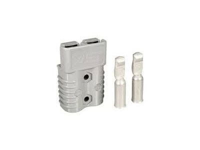 ANDERSON POWER POLE SB175 CONNECTOR GREY 175 AMPS 1/0 AWG HOUSING AND 2 CONTACTS SB175 SMH