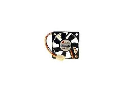 Y.S. TECH 12VDC FAN 1.56W, 50mm Square x 15mm, Three wire fan for tach, Used Surplus, Ball Bearing,