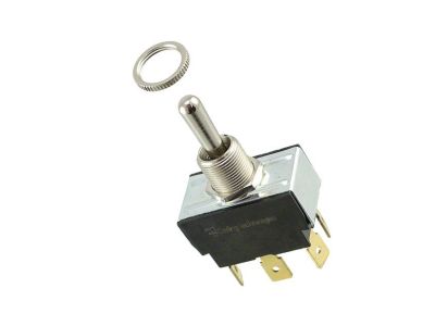 TOGGLE SWITCH ON ON DPDT 6A 125V - 3A 250V 1/4 HP .250 QUICK SLIDE