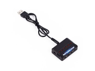 4 Port, USB Charger, 3.7V 450mA Output For LiPo Li-ion Battery, RC , Done