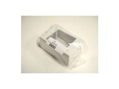 WHITE HIGH PROFILE SINGLE GANG BOX, 2 inch Depth
