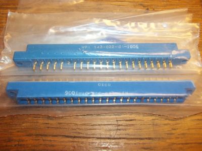 CARD EDGE CONNECTOR 22 Position, .156 inch SOLDER EYELET KEY TAB ON POSITION 6 SINGLE READOUT WPI