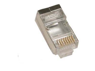 CAT6 CAT5e RJ45 MODULAR SHIELDED PLUG 100 PACK