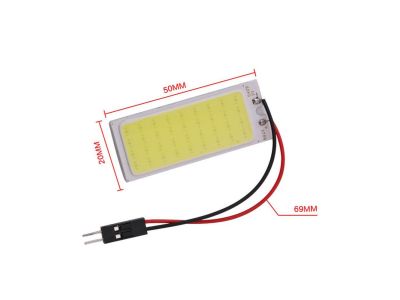 WHITE LED, Working Voltage 12VDC, 180mA, LED 52mmx22mmx4mm Thick, Adhesive backed