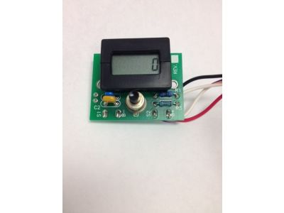 LCD Digital Counter with Reset, Powered by 3VDC.