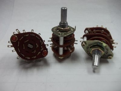 16644 900-7614 90-7614 300MA 125VAC MAKE BEFORE BREAK ROTARY SWITCH