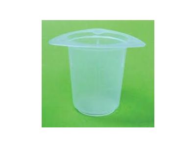 Fisherbrand Tri Cornerd Beaker, Polypropylene, Disposable 100ml, 13oz, graduated
