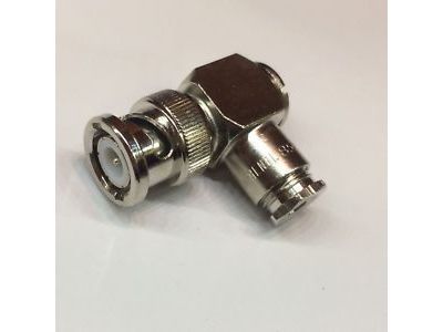 AMPHENOL BNC RIGHT ANGLE 90 DEGREE MALE, CLAMP TYPE, FITS CABLES RG55, RG58, RG141, RG142, RG223