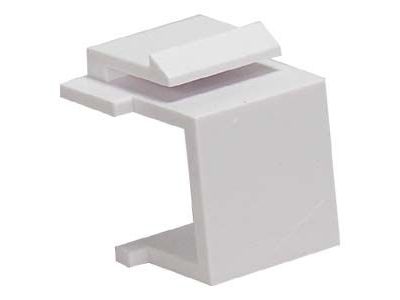BLANK INSERT KEYSTONE WALL PLATE SNAP-IN MODULES WHITE