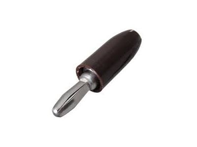 E.F. JOHNSON BROWN BANANA PLUG CABLE END