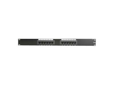 CAT6 PATCH PANEL 12 PORT 1U RACKMOUNT 19 inch