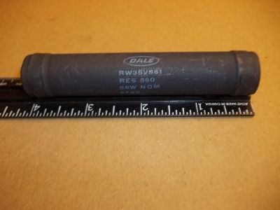 560 Ohm 55 Watt Power Resistor, 4 inch X 3/4 inch DALE RW35V561