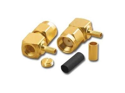 SMA Male Reverse Polarity Right Angle CRIMP RG174 / RG316 RPA2457