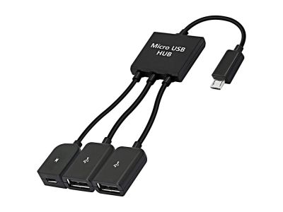 OTG Host Micro USB HUB for All Android Phone & Tablets