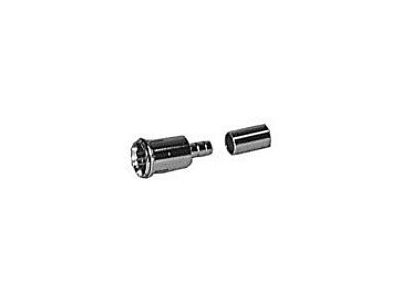 F MALE CRIMP PUSH ON CONNECTOR RG59