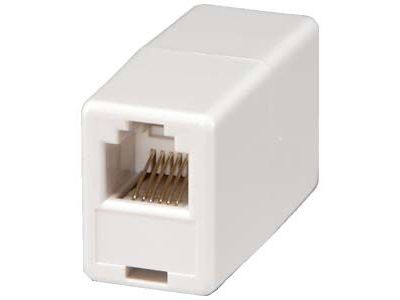 RJ12 MODULAR INLINE COUPLER STRAIGHT