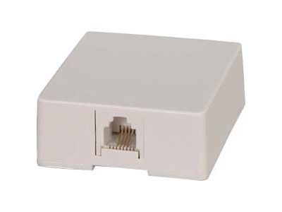 RJ11 1 PORT SURFACE MOUNT JACK
