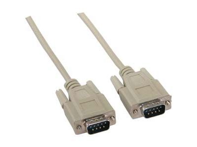 DB9 MALE / MALE SERIAL CABLE 6 ft