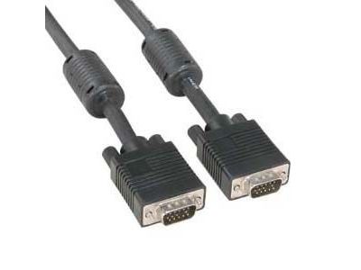 VGA MONITOR CABLE DB15 HD MALE TO MALE 6 ft