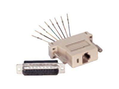 MODULAR ADAPTER DB25 M TO RJ45 TELCO ADAPTER