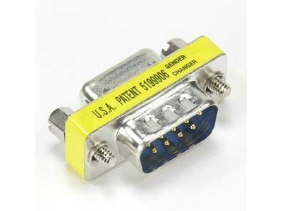 MINI GENDER CHANGER DB9 M/F