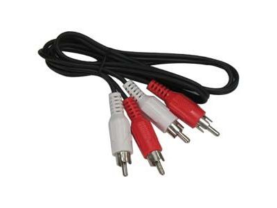 DUAL RCA M / M AUDIO CABLE 3 ft