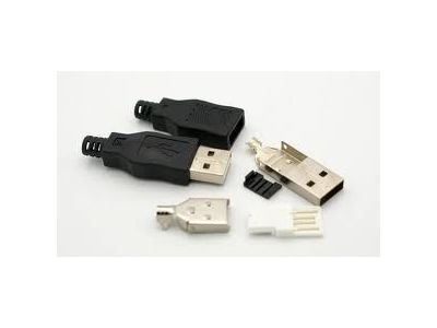 USB A MALE CABLE END
