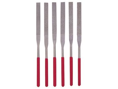 6PC DIAMOND FILE SET 180MM X 5MM