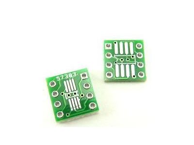 SOIC8 mini solder SOIC adapter, 8 pin 15x20mm, SO8, SOP8, TSSOP8, MSOP8