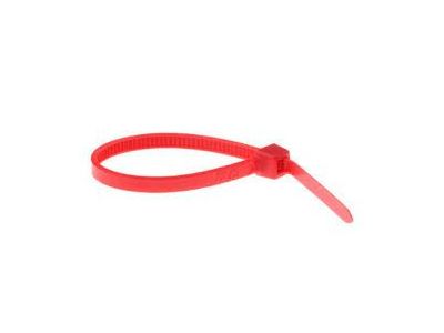 100PK Regular Wire Tie: RED 4 inch X .10 inch