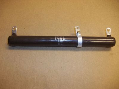 25 Ohm 75 Watt ADJUSTABLE Power Resistor, 6 inch X 5/8 inch OHMITE D75K25R