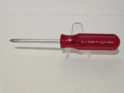 Xcelite # O SCRULOX SQUARE DRIVER SCREWDRIVER 3-1/2 inch Shank W02