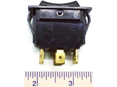APPLIANCE ROCKER SWITCH (ON) OFF (ON) DPDT 15A 125V - 10A 250V .250 QUICK SLIDE E-60272 LR-39145 Momentary() HY60D