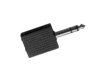 DUAL 1/4 inch STEREO JACK TO 1/4 inch STEREO PLUG SPLITTER Y ADAPTER