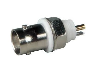BNC FEMALE PANEL CHASSIS MOUNT INSULATED ISOLATED
